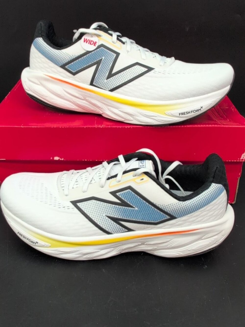 New Balance Fresh Foam X 1080v14 Men's Shoes Sneakers US 13 White Black M108014T